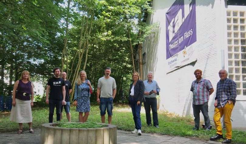 Besuch an der Halle 4